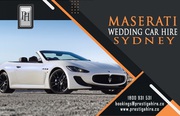 Maserati Wedding Car Hire Sydney